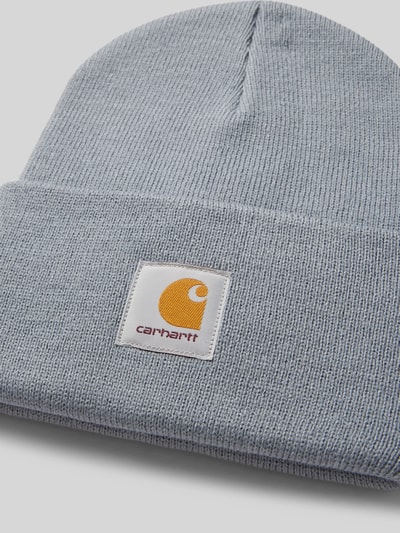 Carhartt Work In Progress Beanie mit Label-Patch Modell 'ACRYLIC WATCH HAT' Hellblau 2