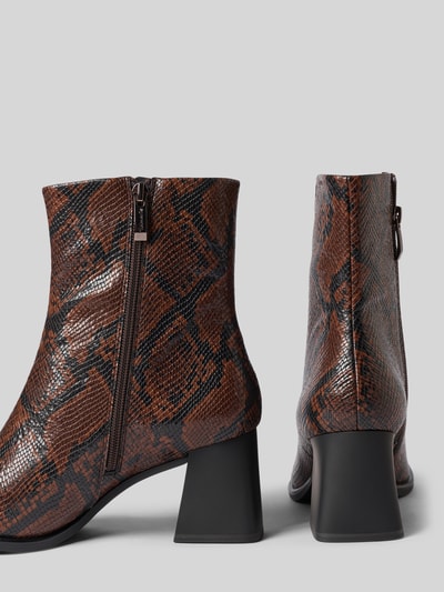 Tamaris Stiefeletten in Leder-Optik Dunkelbraun 2