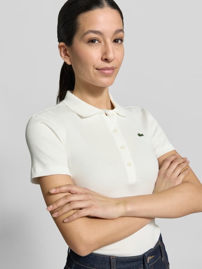 Lacoste Sport Slim fit poloshirt van puur katoen Offwhite - 3