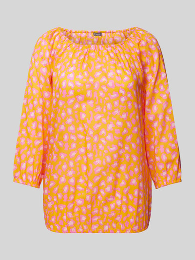 Montego Blusenshirt mit Animal-Print Apricot 2