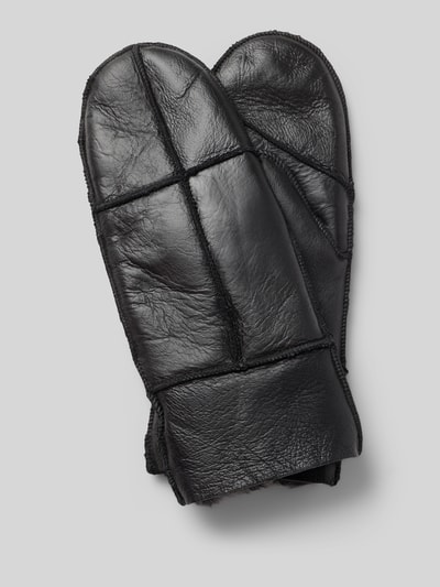 FI.NE Handschuhe aus reinem Lammfell Black 1