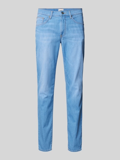 Brax Regular Fit Jeans im 5-Pocket-Design Modell 'Cadiz' Blau Melange 2