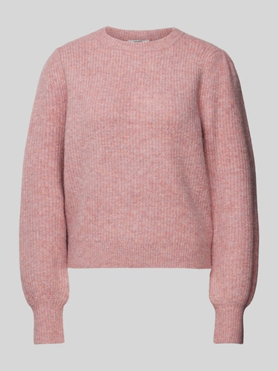 mbyM Gebreide pullover met pofmouwen, model 'Farrell' Oudroze - 2