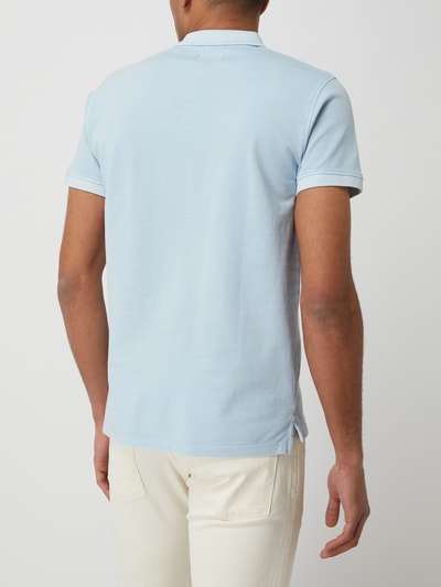 Pepe Jeans Slim Fit Poloshirt aus Baumwolle Modell 'Vincent' Hellblau 5