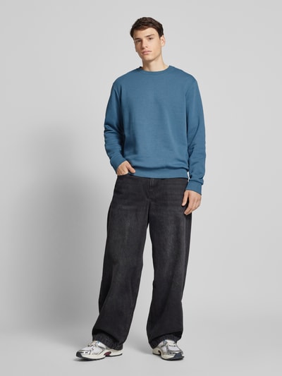 Jack & Jones Sweatshirt mit Rundhalsausschnitt Modell 'BRADLEY' Ocean 1