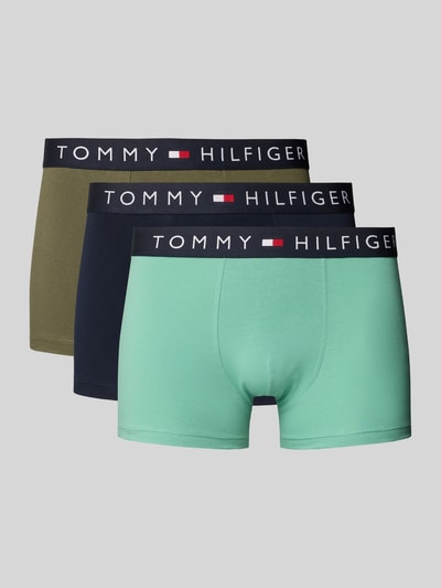Tommy Hilfiger Boxershort van katoenmix in set van 3 Kaki - 1