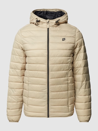 Blend Steppjacke mit Label-Detail Beige 2