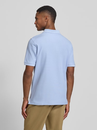 Fynch-Hatton koszulka polo o kroju regular fit z wyhaftowanym logo Jasnoniebieski 5
