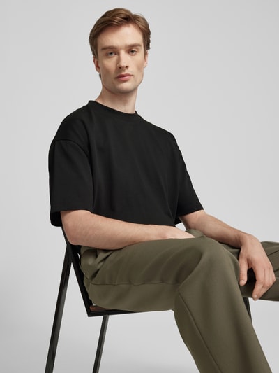 HUGO T-Shirt mit Label-Detail Modell 'Dplanitee' Black 3