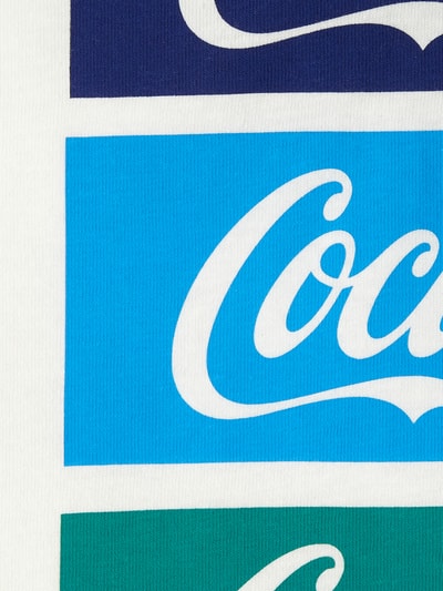 Tommy Jeans Krótka bluzka z aplikacją z logo Tommy Jeans x Coca Cola® Biały 3