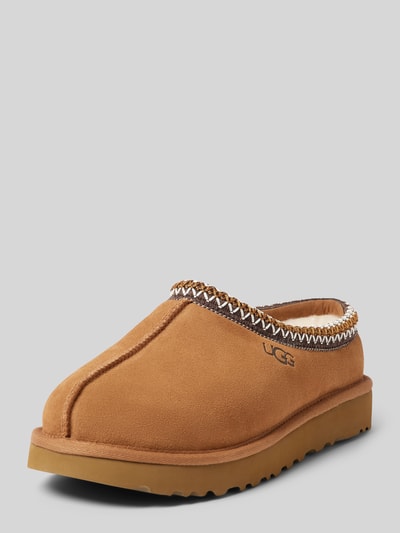 UGG Lederslides mit Ziernaht Modell 'TASMAN' Camel 1