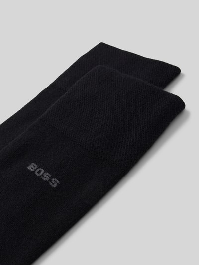 BOSS Socken mit Label-Print im 2er-Pack Black 2