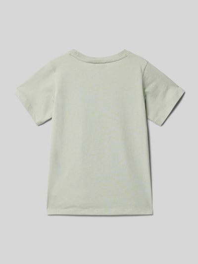 CHAMPION T-Shirt mit Label-Print Schilf 3