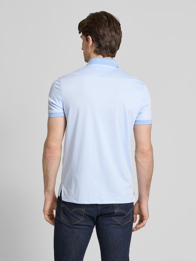 Tommy Hilfiger Regular fit poloshirt van katoenmix Lichtblauw - 5