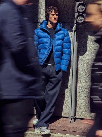 NAUTGÅRD Steppjacke mit Sorona® Aura Filling Blau 8