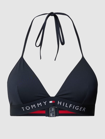 TOMMY HILFIGER Bikini-Oberteil in Triangel-Form mit Hakenverschluss Marine 1