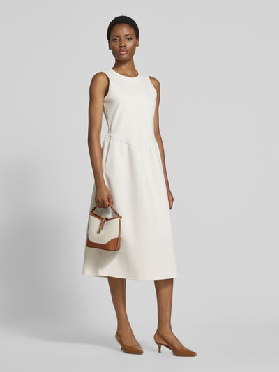 Calvin Klein Womenswear Sukienka casualowa z szwem w talii Złamany biały 1