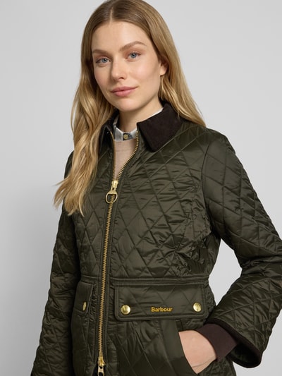 Barbour Shaped fit gewatteerd jack, model 'BEADNELL' Olijfgroen - 3