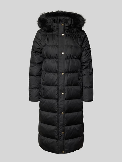 Lauren Ralph Lauren Steppmantel mit Kapuze und Reißverschlusstaschen Black 2