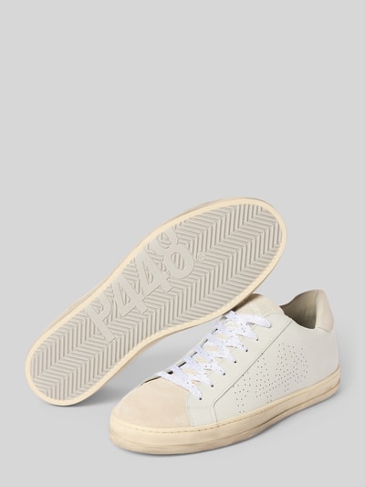 P448 Sneakersy sznurowane model ‘JOHN’ Biały 4