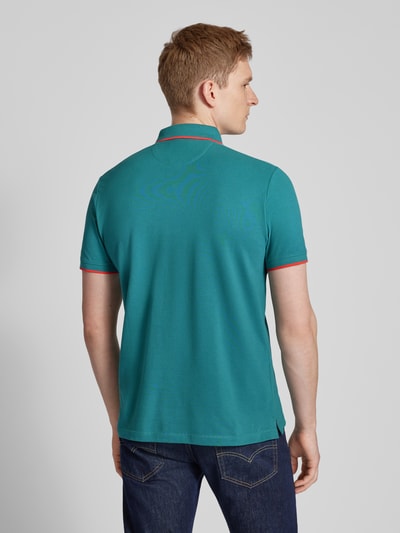 s.Oliver RED LABEL Poloshirt met labeldetail Petrol - 5