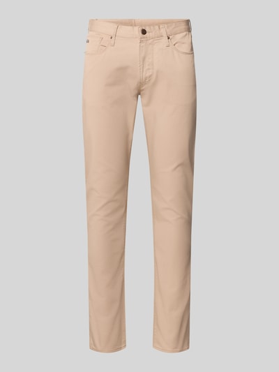 Emporio Armani Slim Fit Jeans aus Baumwoll-Mix im 5-Pocket-Design Beige 1