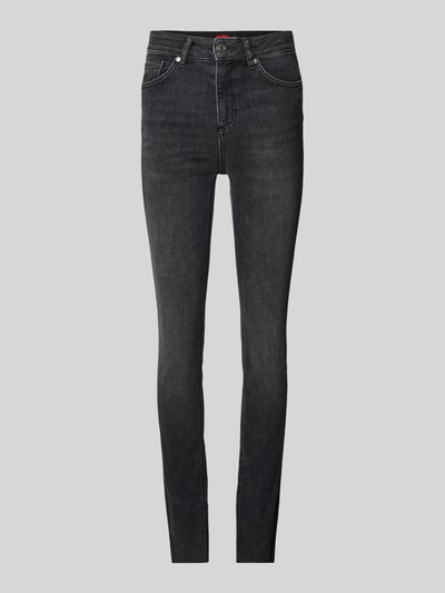 HUGO Skinny Fit Jeans mit 5-Pocket-Design Modell 'Girali' Anthrazit 2
