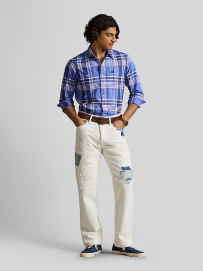 Polo Ralph Lauren Regular Fit Freizeithemd aus reiner Baumwolle Modell 'OXFORD' Blau 1