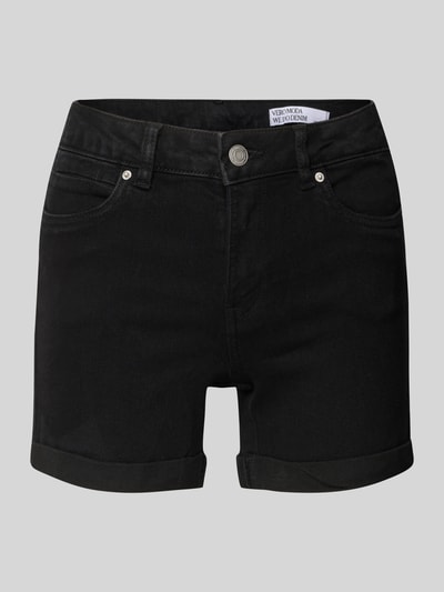 Vero Moda Regular fit korte broek van katoenmix, model 'LUNA' Zwart - 2