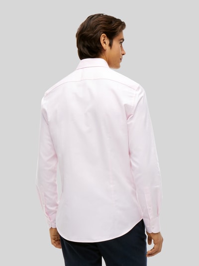 Tommy Hilfiger Regular Fit Businesshemd mit abgerundetem Saum Rosa 5