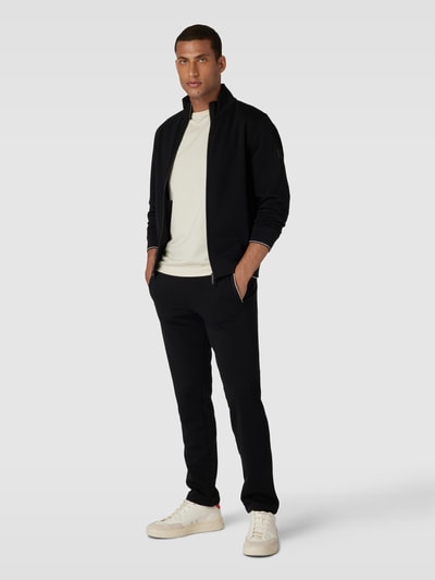 bugatti Sweatjacke mit Stehkragen Black 1