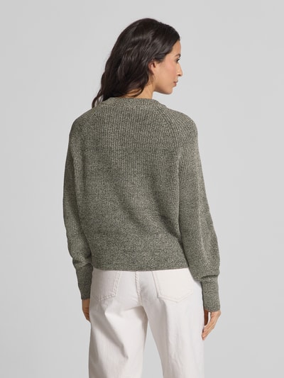 OPUS Cardigan mit Rundhalsausschnitt Modell 'Dolpine' BLACK 5