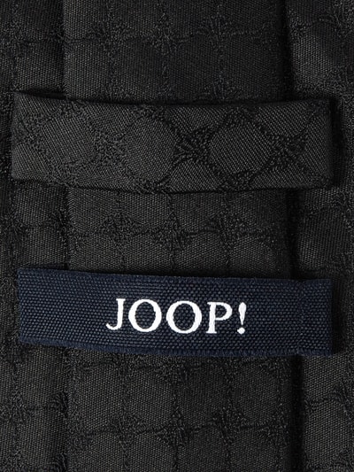 JOOP! Stropdas van pure zijde (7,5 cm) Zwart - 2