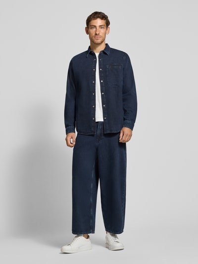 ARMEDANGELS baggy jeans van puur katoen model 'Kaavo' Marineblauw - 1
