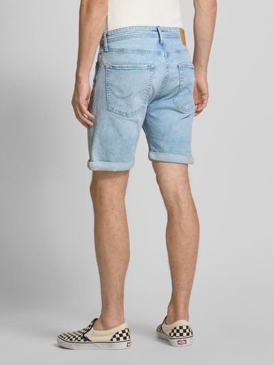 Jack & Jones Regular Fit Jeansshorts im 5-Pocket-Design Modell 'RICK' Hellblau 5