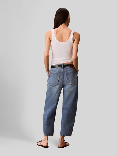 Calvin Klein Jeans Jeansy barrel z czystej bawełny Ciemnoniebieski 5