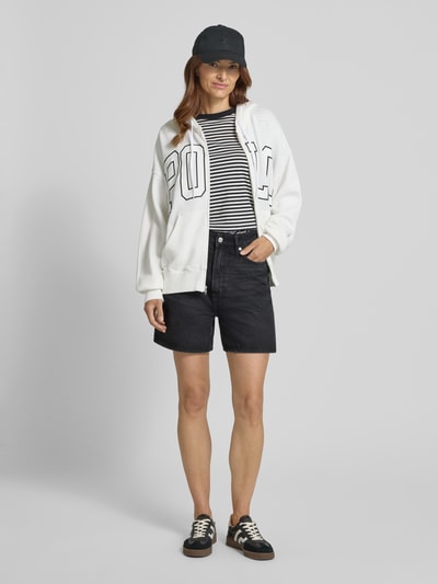 Polo Ralph Lauren Oversized Sweatjacke mit Reißverschluss Offwhite 1