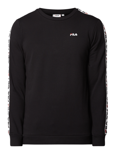 FILA Bluza z paskami logo  Czarny 2