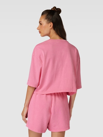 ADIDAS SPORTSWEAR Cropped T-Shirt in melierter Optik Pink 5