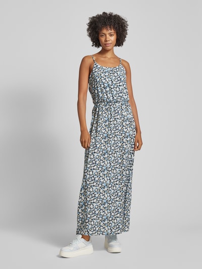 Only Maxi-jurk met all-over print, model 'WINNER' Marineblauw - 4