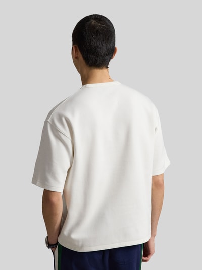 Polo Ralph Lauren t-shirt o kroju loose fit z mieszanki bawełny Biały 5