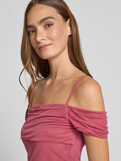 GUIDO MARIA KRETSCHMER WOMAN Top na cienkich ramiączkach model ‘Elia’ Brudnoróżowy 3