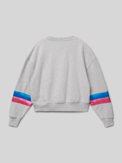 Garcia Sweatshirt mit Label-Detail Mittelgrau Melange 3