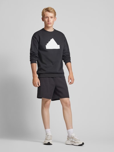 ADIDAS SPORTSWEAR Sweatshorts mit Label-Detail Black 1