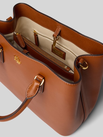 Lauren Ralph Lauren Handtasche mit Tragehenkel Modell 'MARCY' Cognac 5