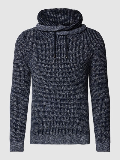 RAGMAN Gebreide pullover met all-over motief Blauw - 2