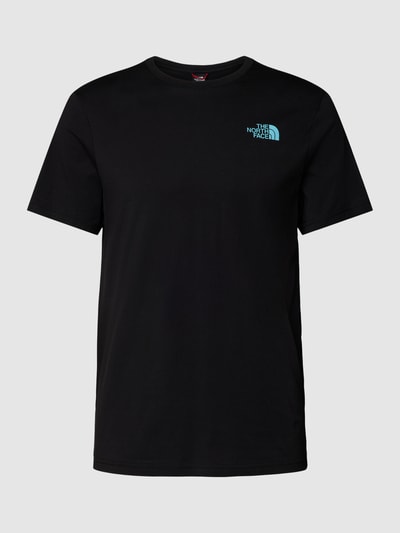 The North Face T-shirt met labelprint Zwart - 2