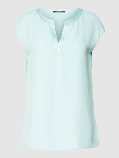 comma Blusenshirt mit V-Ausschnitt Mint 2