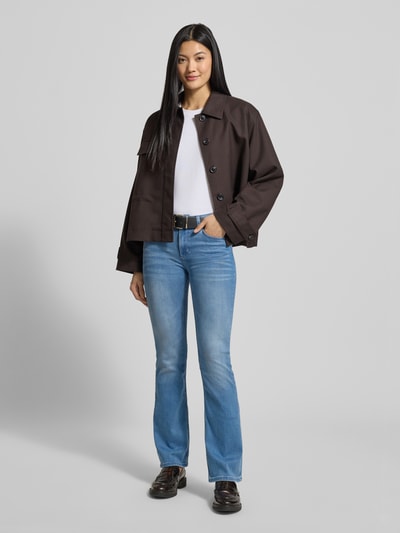 Mustang Flared Jeans mit 5-Pocket-Design Blau 1