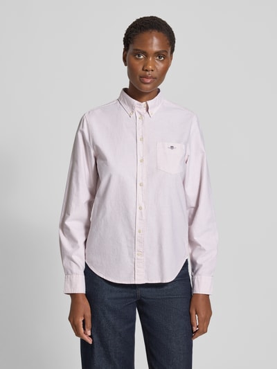 Gant Hemdbluse mit Button-Down-Kragen und Sportmanschetten Hellrosa 4